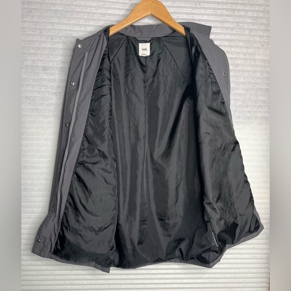 Vans Women XS Off The Wall Thanks Coach Long Sleeve Lined Button
Zipper Jacket - Picture 5 of 10